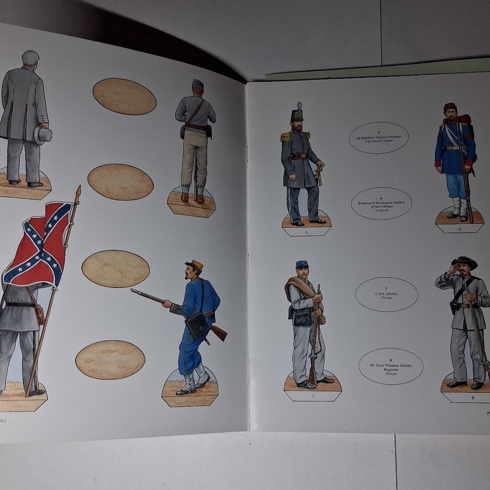 Confederate And Union Army Paper Soldiers Paper Dolls AG Smith - Picture 14 of 16